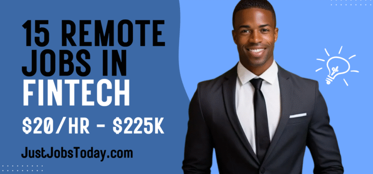 15 Remote Jobs in Fintech