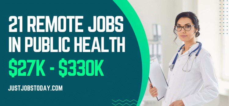 21 Remote Jobs in Public Health – USA
