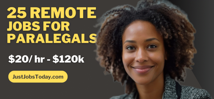 25 Remote Jobs for Paralegals