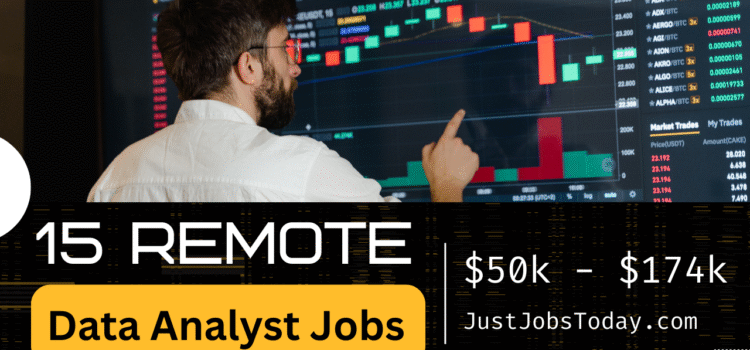 15 Remote Data Analyst Jobs