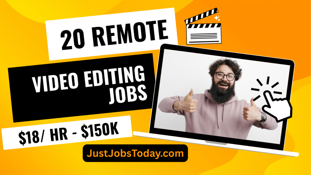 15 Remote Video Editing Jobs