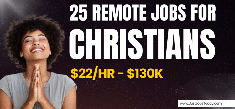 25 Remote Jobs for Christians