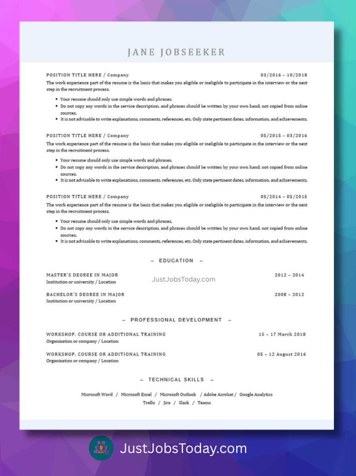 Curriculum vitae curriculum vitae resume examples