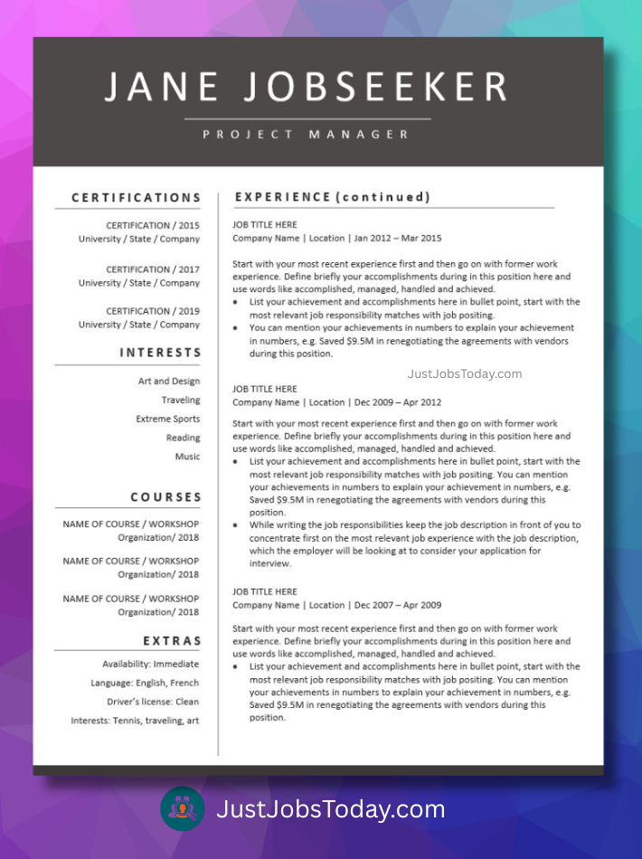 Curriculum vitae curriculum vitae resume examples