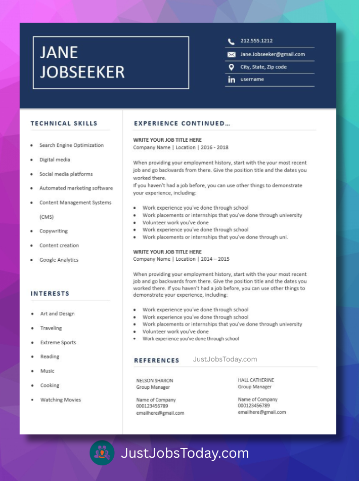 Curriculum vitae curriculum vitae resume examples