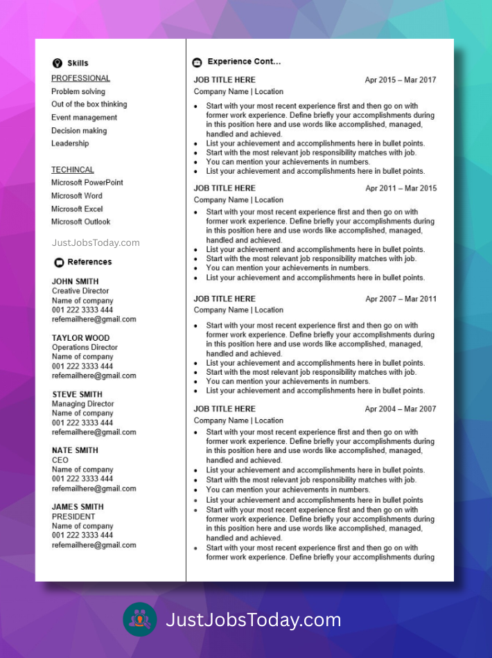 Curriculum vitae curriculum vitae resume examples