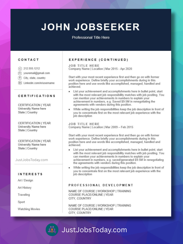 Curriculum vitae curriculum vitae resume examples
