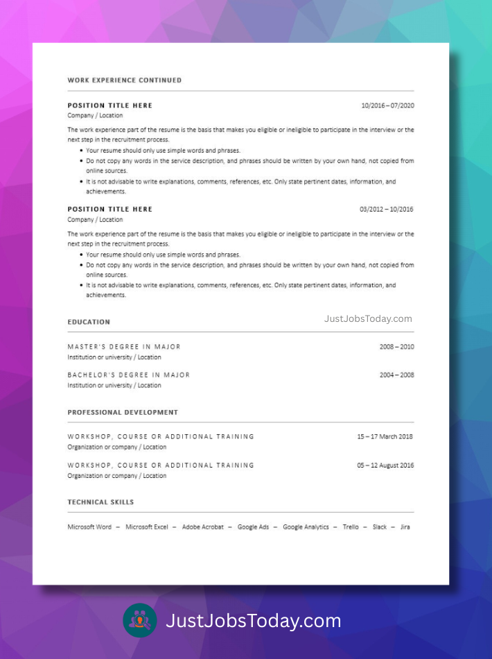 Curriculum vitae curriculum vitae resume examples