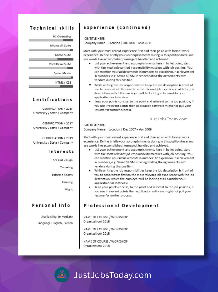 Curriculum vitae curriculum vitae resume examples