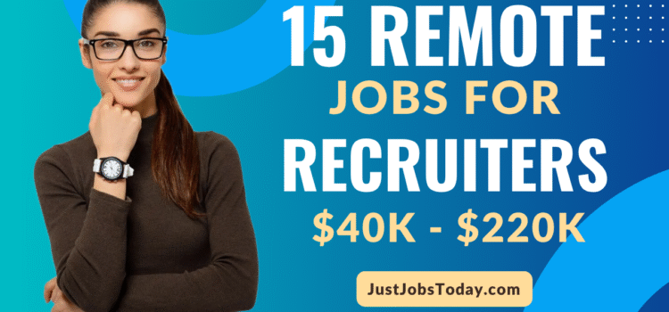 15 Remote Jobs for Recruiters