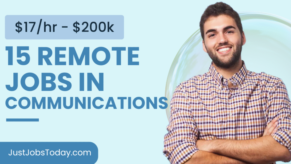 Remote Jobs in Communications