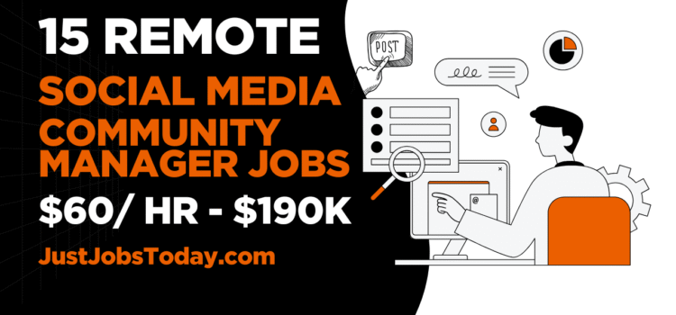 15 Remote Social Media Community Manager Jobs