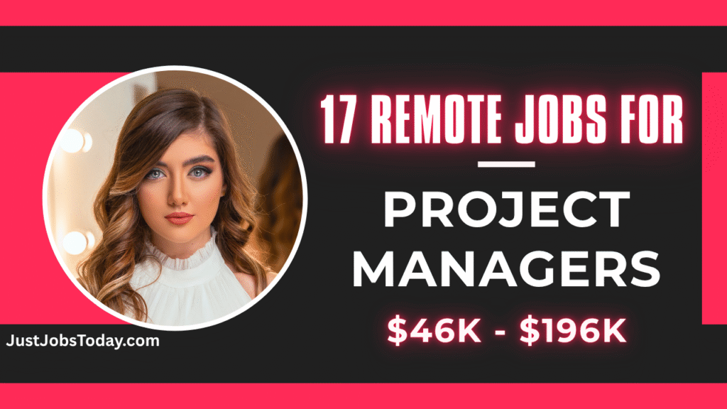 Remote Project Manager Jobs