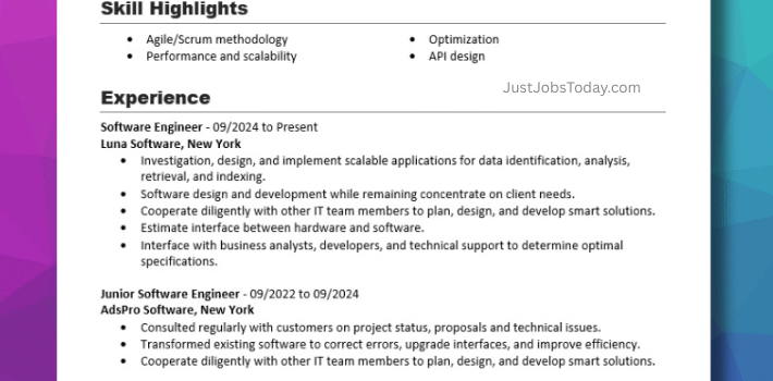 Resume Examples - Andorra Resume Template