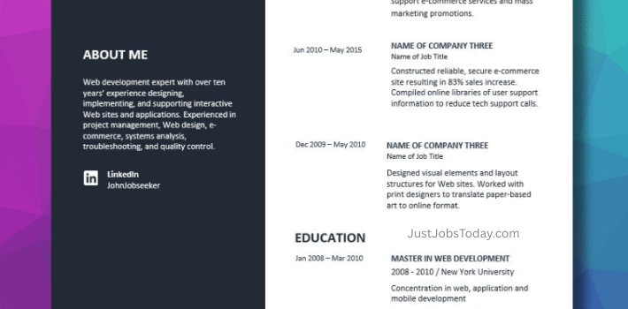 Resume Examples - Austria Resume Template