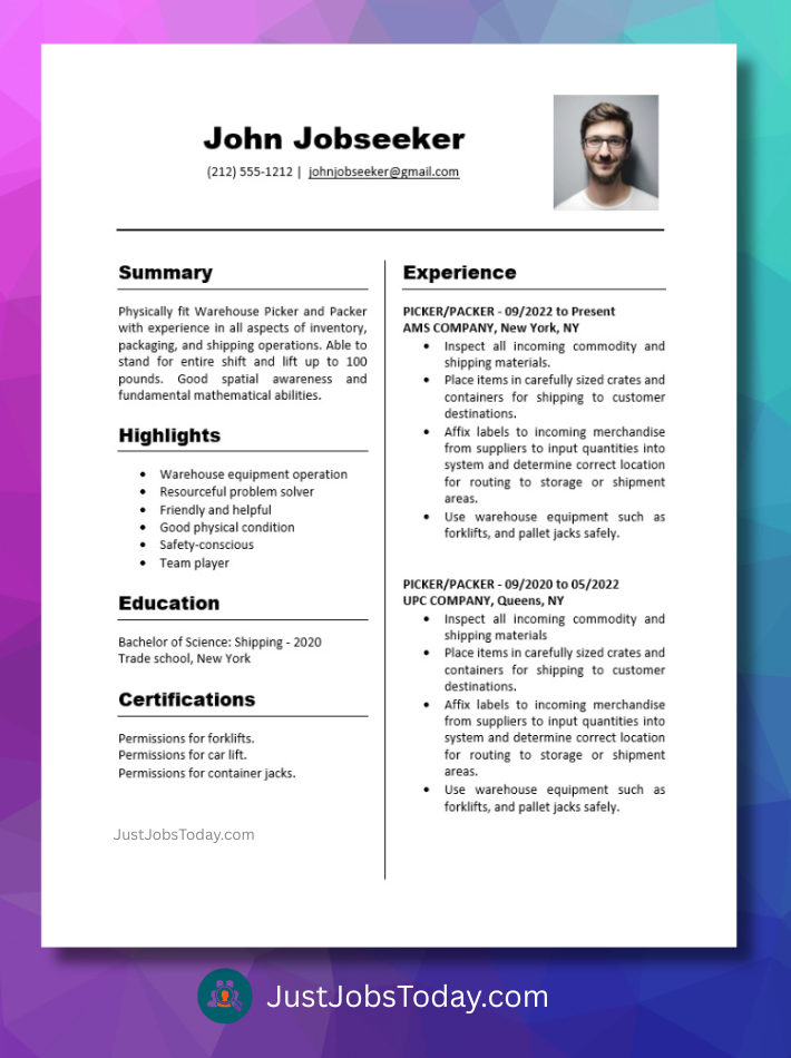 Resume Examples - Belarus Resume Template