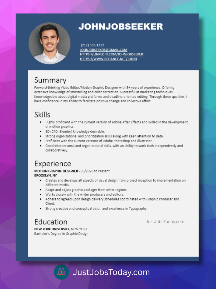Resume Examples - Brunei Resume Template