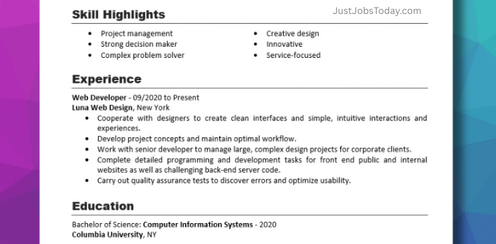 Resume Examples - Cambodia Resume Template