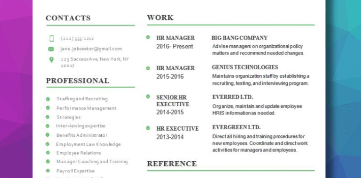 Resume Examples - Cape Verde Resume Template