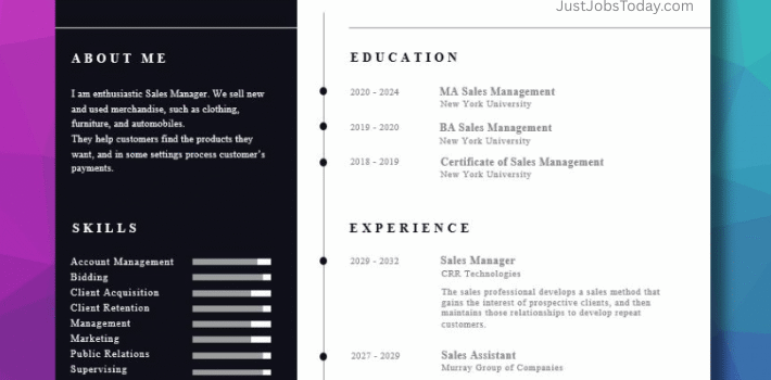 Resume Examples - Estonia Resume Template