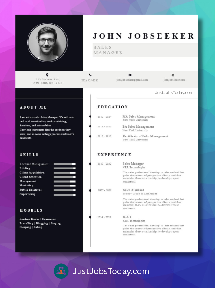 Resume Examples - Estonia Resume Template