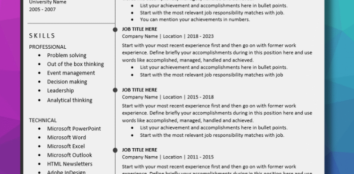 Resume Examples - Fiji Resume Template