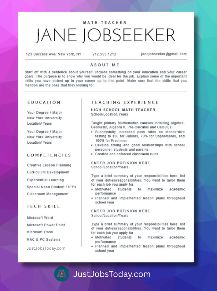 Resume Examples - Finland Resume Template