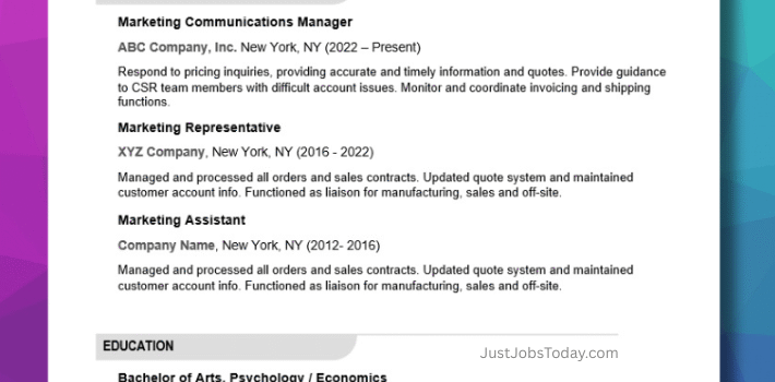 Resume Examples - GRAY Resume Template
