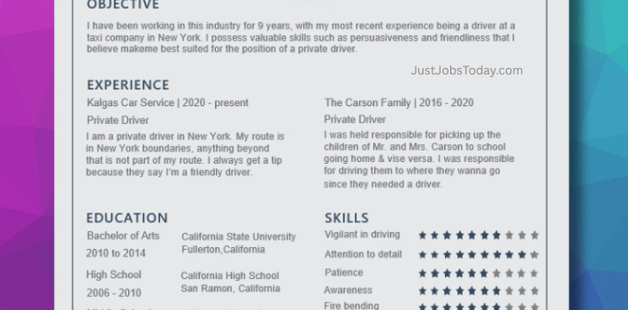 Resume Examples - Gambia Resume Template