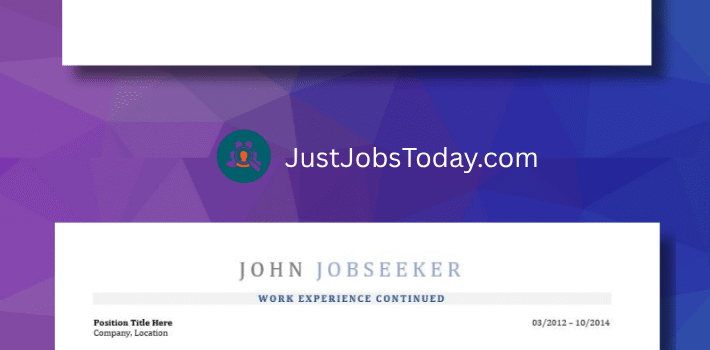 Resume Examples - Haiti Resume Template 2 Pages