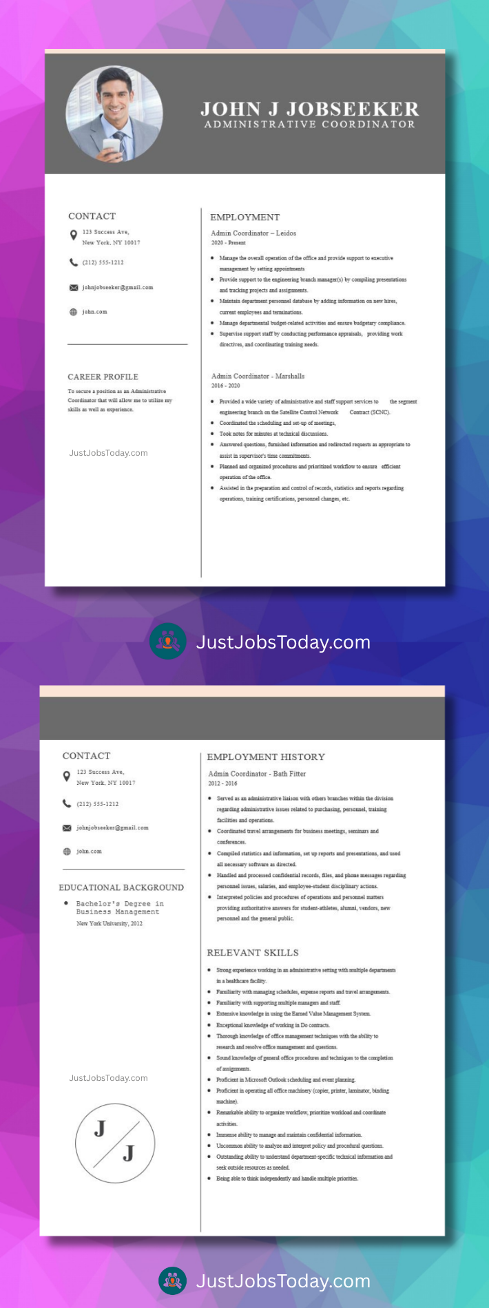 Resume Examples - Iceland Resume Template 2 Pages