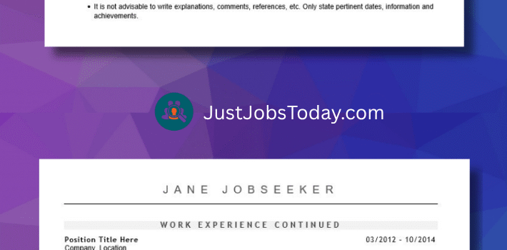 Resume Examples - Indonesia Resume Template 2 Pages