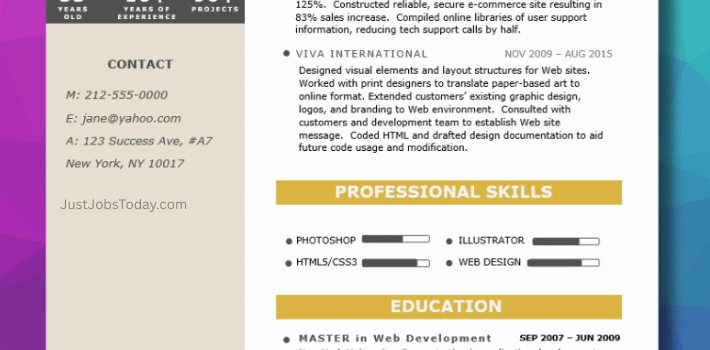 Resume Examples - Ireland Resume Template