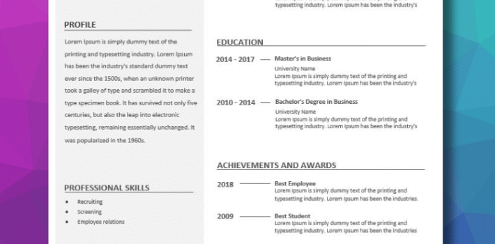Resume Examples - Liberia Resume Template