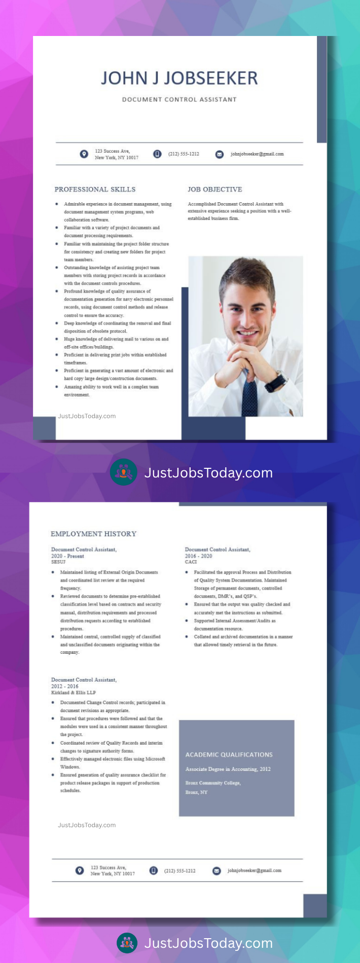 Resume Examples - Malawi Resume Template 2 Pages