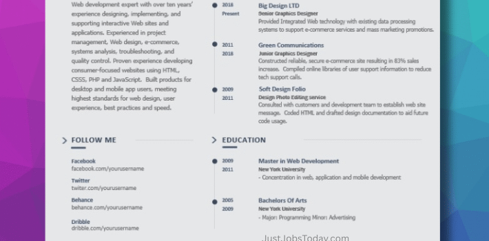 Resume Examples - Marshall Islands Resume Template