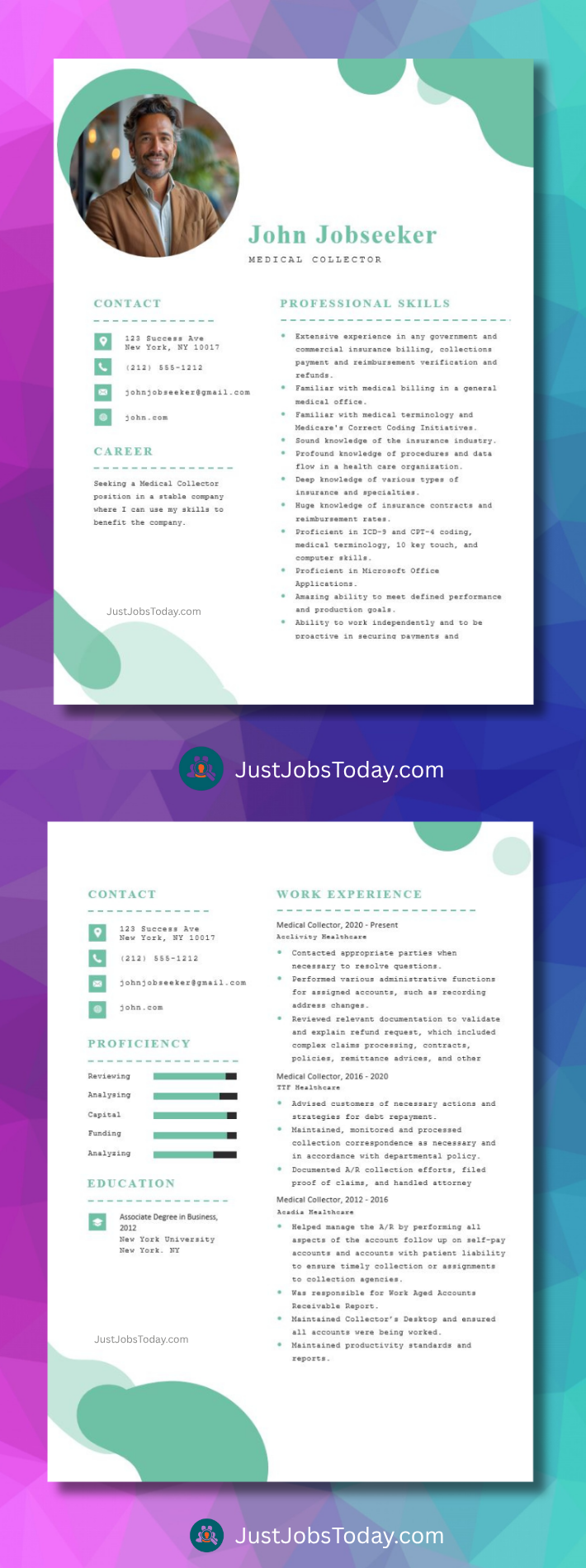 Resume Examples - Romania Resume Template 2 Pages