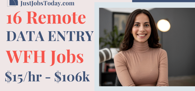 16 Remote Data Entry Jobs