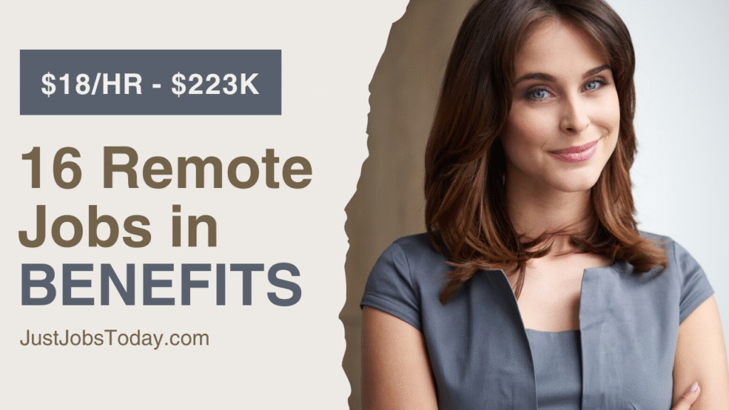 Remote Jobs in Benefits
