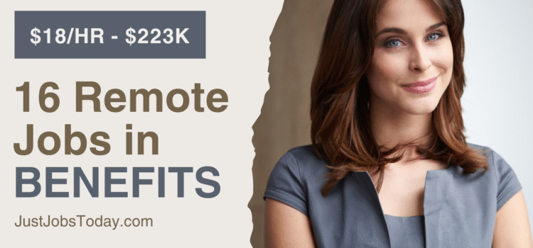 16 Remote Jobs in Benefits