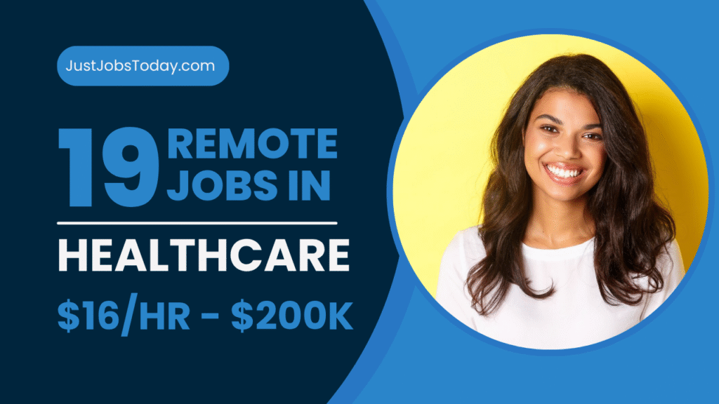 Remote Jobs in Healthcare