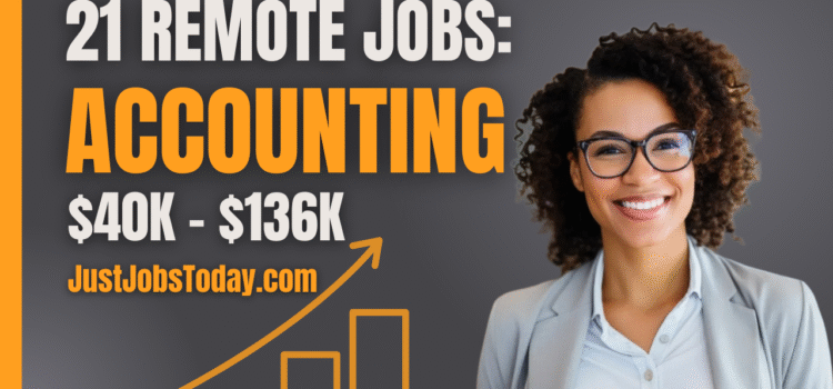 21 Remote Accounting Jobs