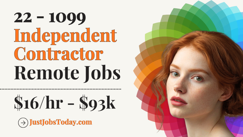 1099 Independent Contractor Remote Jobs