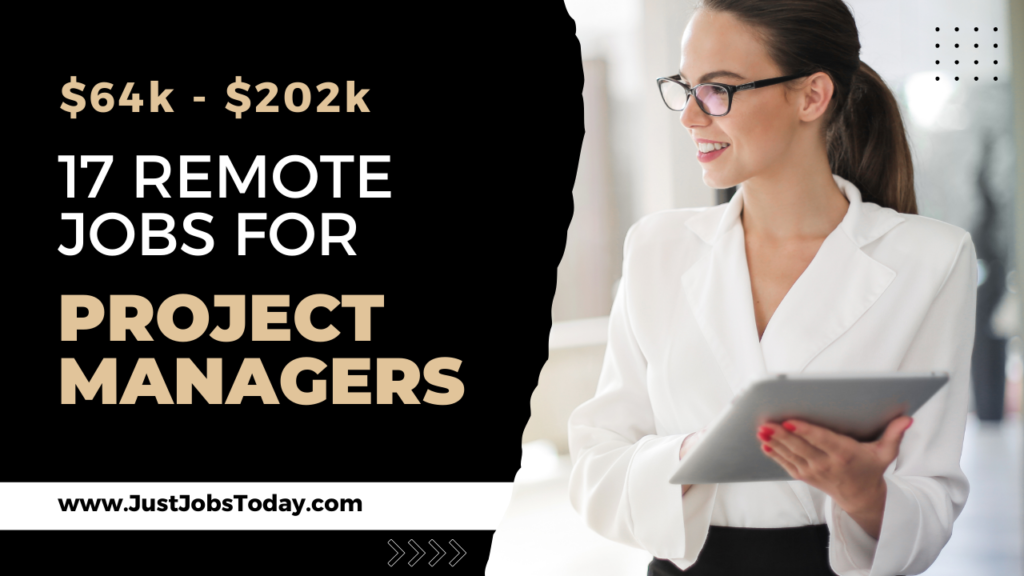 Remote Jobs for Project Managers