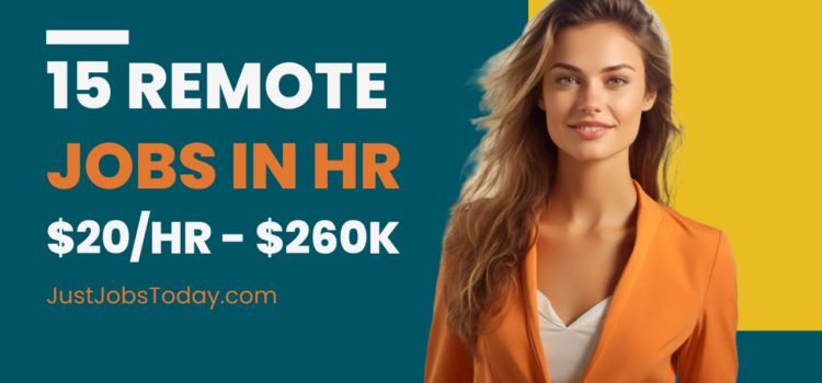 15 Remote Jobs in HR