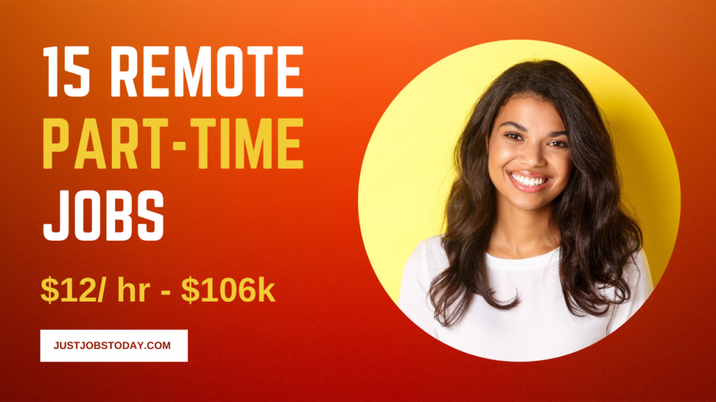 Remote Part Time Jobs