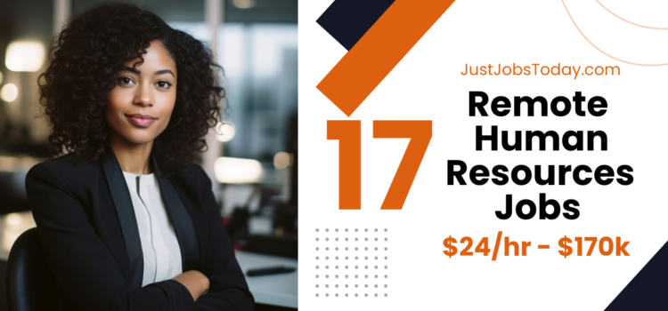 17 Remote Jobs in Human Resources