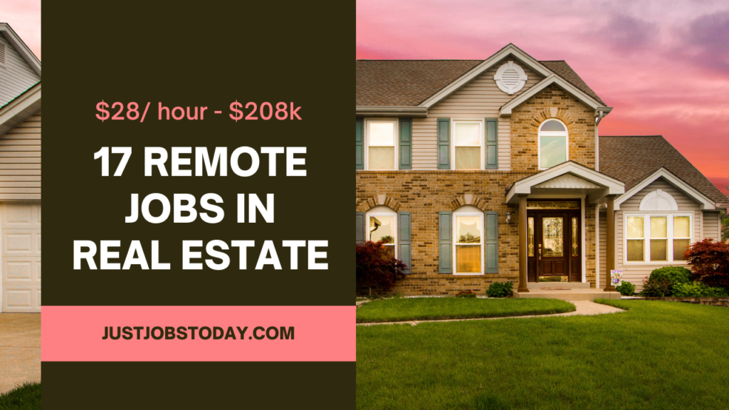 Remote Jobs in Real Estate