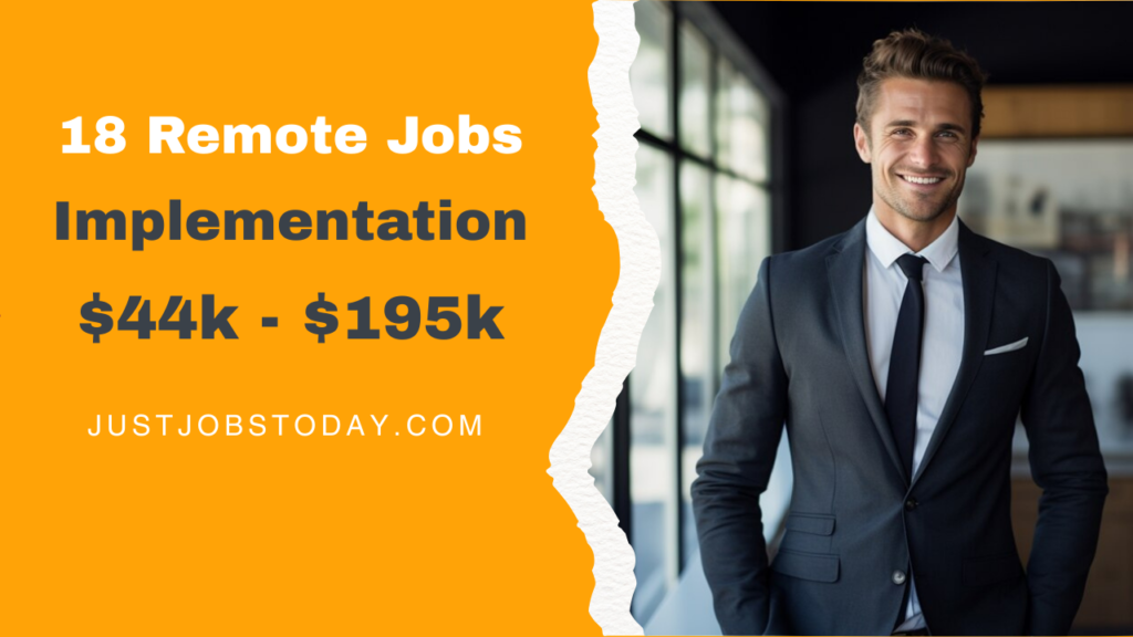 Remote Implementation Jobs