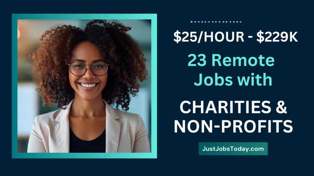 Remote Jobs with Charities and Non Profits